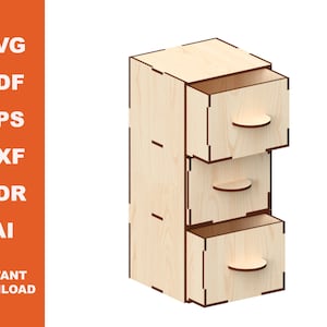 Desktop Organizer-Laser cut files - Instant download