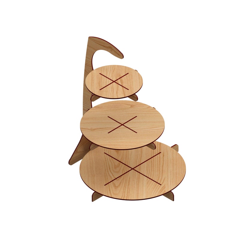 Cupcake Stand / Laser Cut Files / Instant Download / Cnc Etsy