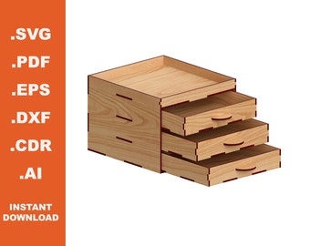 Jewelry box / Laser cut files / Instant Downloadable