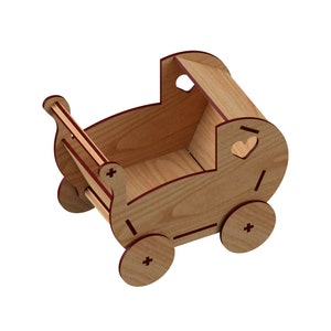 Baby Carriage Svg Laser Cut File Instant Download - Etsy