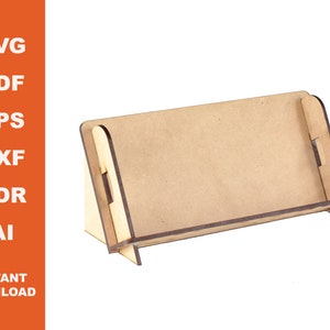 Phone Stand Horizontal / Laser cut files / Digital Download