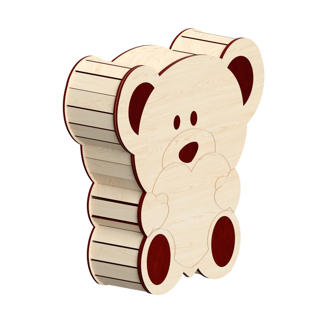 Box Bear / Laser Cut Files / Instant Downloadable Etsy UK