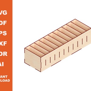 Drawer Organizer - Laser Cut Files - Instant download