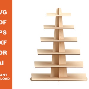 Cupcake Stand, 6 Tier / Laser geschnitten Dateien / Digital Download