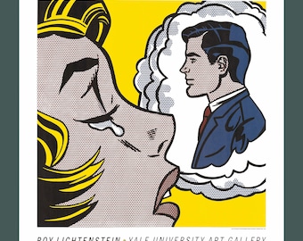 Roy Lichtenstein 'Thinking of Him' 1991 Original Exhibition Poster Print