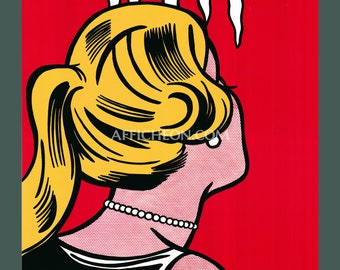 Roy Lichtenstein 'Cold Shoulder (Hello...)' 1987 Original Exhibition Poster Print