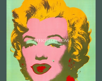 Andy Warhol 'Marilyn (Green)' 1993 Original Exhibition Poster Print