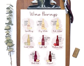 Wine and Cheese Pairing Print
