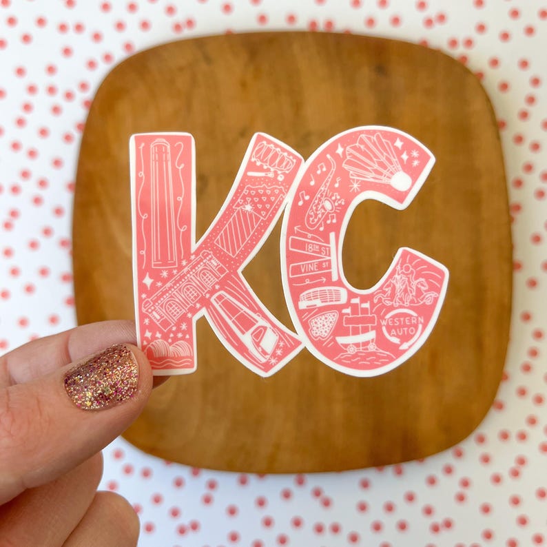 Kansas City Art Sticker: Hand-Drawn KCMO Landmarks image 3