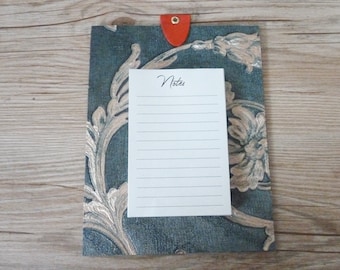 notepad paper luxury arabesque decoration, notes, hang, Victorian style, recycled materials