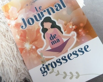 journal de grossesse, livret pour femme enceinte, souvenirs, notes, mémos