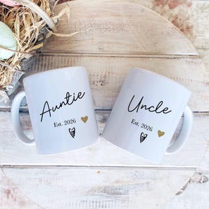 Auntie and Uncle Gifts, Auntie Mug, Uncle Mug, Aunty Gift, New Auntie, New Uncle, Gifts for Aunts, Gifts for Uncles, New Aunty, Uncle & Aunt