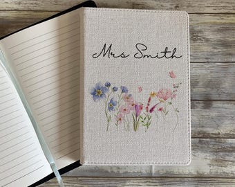 Personalised Teacher Notebook, Teacher Gifts, Thank You Gift From Class, Teacher Stationery, New Teacher Gift, Graduation Gift, TA Gift, UK