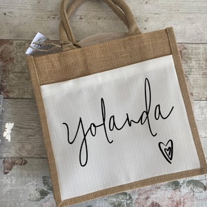 Personalised Teacher Lunch Bag, End of Year Gift, Teacher Gifts From Class, Thank You Present