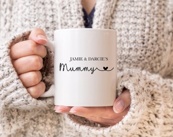 Personalised Mummy Mug, Gifts For Mum, New Mum Mug, Mum Gift From Kids, Baby Shower Gift, Mug For Mum, Mothers Day Gift, New Mummy Birthday