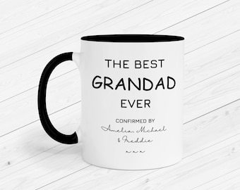 Personalised Grandad Mug, Best Grandad Ever, Fathers Day Gift, Gift For Grandad, Grandad Birthday Gift, Grandad Birthday Gifts, Grandpa Gift