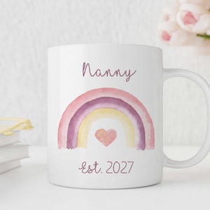 Cadeau d'anniversaire personnalisé pour une nounou, Cadeaux pour une nounou, Cadeaux pour une future nounou, Cadeau pour de nouveaux grands-parents, Cadeaux pour mamie, Cadeau pour mamie, Cadeau de Noël pour une nounou