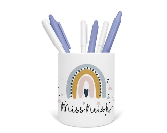 Teacher Gift, Teacher Pencil Pot, Graduation Teacher Gift, Thank You Teacher, Teaching Assistant, Nursery Worker, Teacher Stationary, UK
