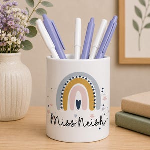 Teacher Gift, Teacher Pencil Pot, Graduation Teacher Gift, Thank You Teacher, Teaching Assistant, Nursery Worker, Teacher Stationary, UK