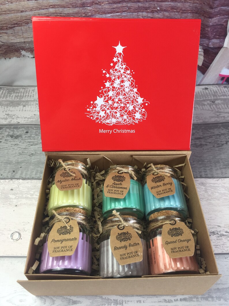 Christmas Candles Gift Set Scented Candles Gift For Mum Etsy