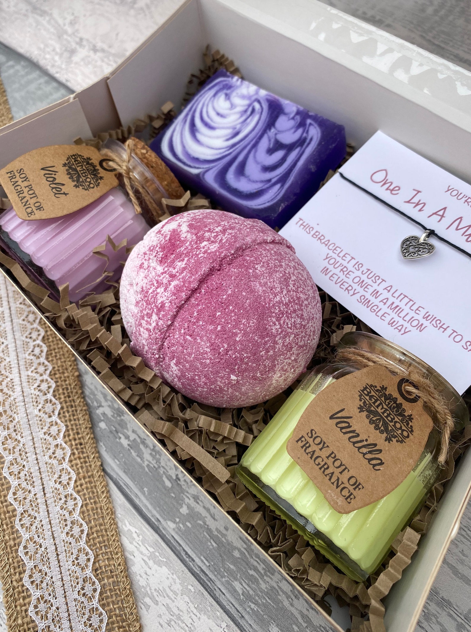 Gifts for Friends Hamper Best Friend Gifts Candle Bath Etsy