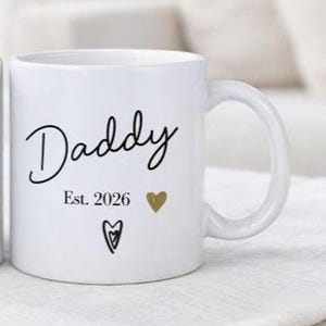 New Mum and Dad Mugs, Mummy and Daddy Mug Set, Mum To Be, Dad To Be, Mug For Parent To Be, Mummy Mug, Daddy Mug, New Parents, Baby Shower image 11