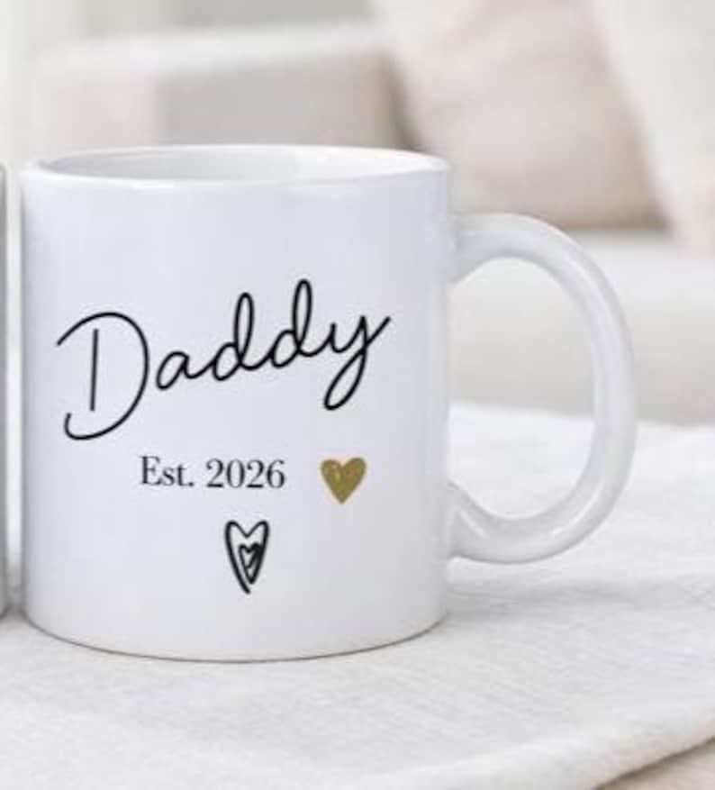 New Mum and Dad Mugs, Mummy and Daddy Mug Set, Mum To Be, Dad To Be, Mug For Parent To Be, Mummy Mug, Daddy Mug, New Parents, Baby Shower image 11
