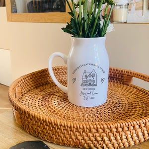 Personalised New Home Gift - New Home Small Vase - Housewarming Gift - Moving In Gift - Couples Gift - Friend Gift - First Home Vase - UK image 12