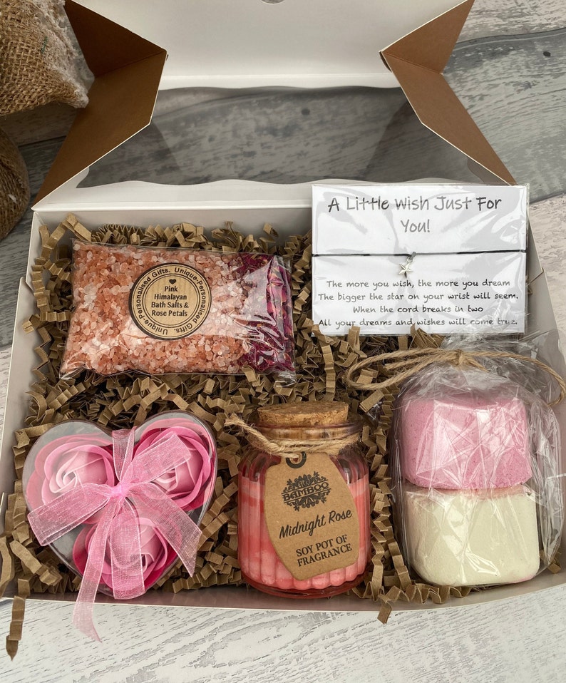 Pamper Hamper Spa Shower Gift Set Box For Daughter Friend New Etsy