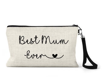 Mum Christmas Gift, Mum Gifts, Best Mum Ever, Mum Birthday Gift, Mum Makeup Bag, Mother's Day Gift For Mum, Gift For Her, Gift For Mummy