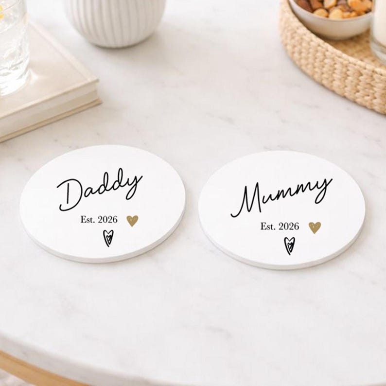New Mum and Dad Mugs, Mummy and Daddy Mug Set, Mum To Be, Dad To Be, Mug For Parent To Be, Mummy Mug, Daddy Mug, New Parents, Baby Shower image 5