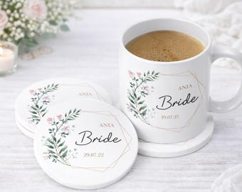 Personalised Bride Mug, Bride Gifts, Bride To Be Gifts, Bride Box Gifts, Bridal Shower Gifts For Bride, Wedding Day Gift Mug For Bride