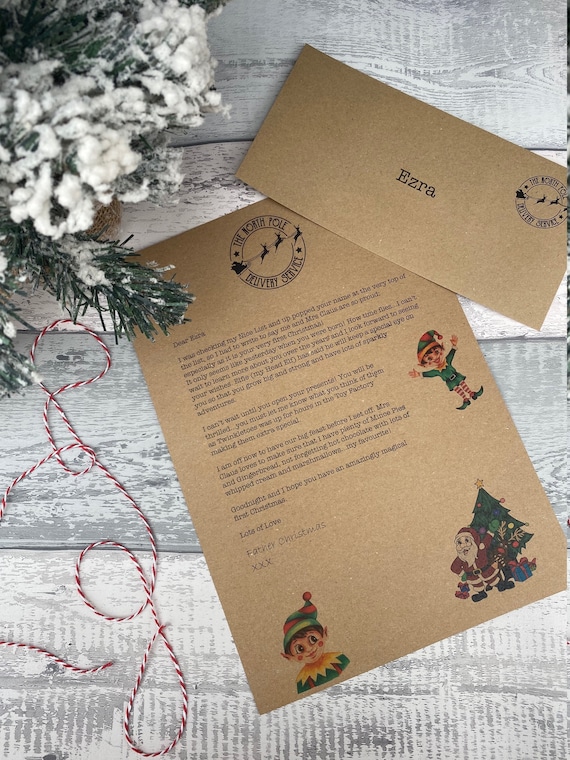 Babys First Christmas Letter From Santa Keepsake 1st | Etsy UK