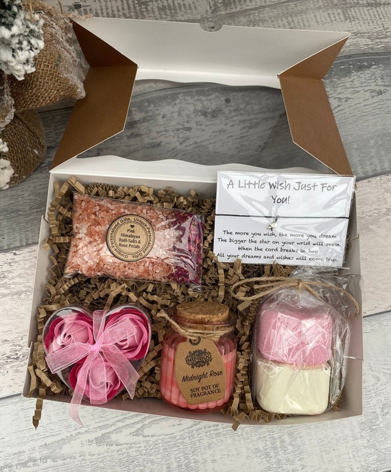 Personalised Spa Gift Box Relaxing Set Pamper Box Women Gift Set Birthday Gift Box Wellness Box Spa Hamper Hug in A Box Friend Gift Etsy UK