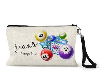 Bingo Bag, Personalised Bingo Gifts For Nan Auntie Mum, Bingo Dabber Pen Bag Pouch, Nan Birthday Gifts, Nanny Gifts, Gift For Auntie Friend