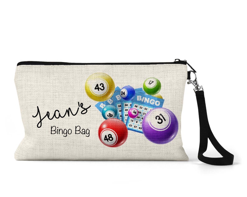Bingo Bag, Personalised Bingo Gifts For Nan Auntie Mum, Bingo Dabber Pen Bag Pouch, Nan Birthday Gifts, Nanny Gifts, Gift For Auntie Friend