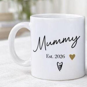 New Mum and Dad Mugs, Mummy and Daddy Mug Set, Mum To Be, Dad To Be, Mug For Parent To Be, Mummy Mug, Daddy Mug, New Parents, Baby Shower image 10