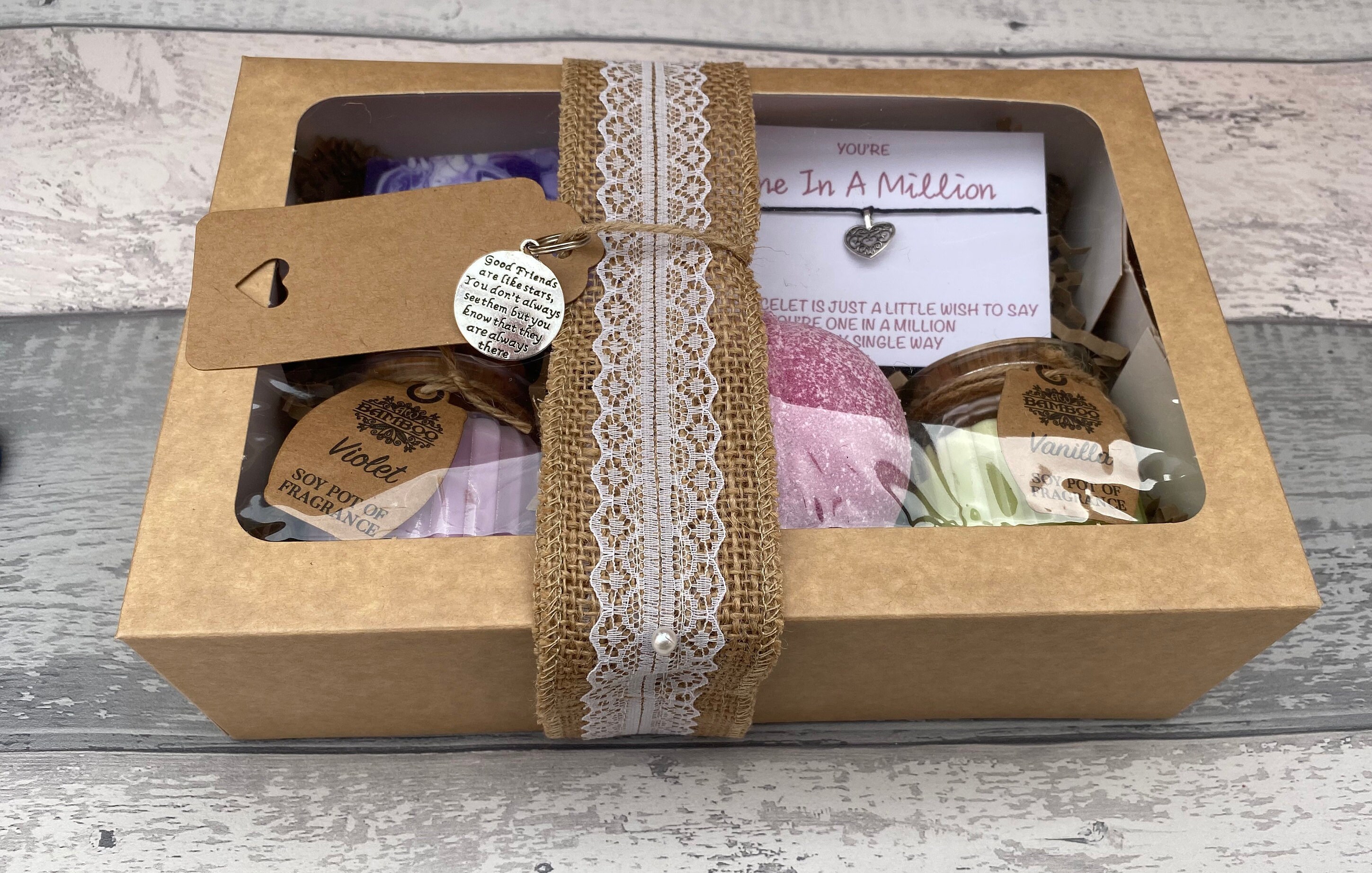 Gifts for Friends Hamper Best Friend Gifts Candle Bath Etsy UK