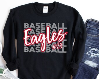Baseball Sweatshirt, Baseball Mom Shirt, Custom Baseball Sweatshirt Women, Personalized Baseball Shirt, Baseball Tank Top, Gift for Coach