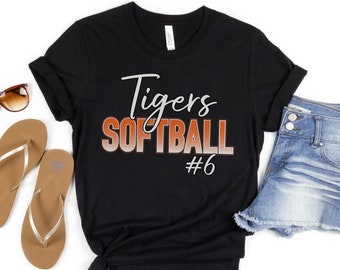 Softball Shirt, Softball Mom Shirt, Custom Softball Shirts for Women, Personalized Softball Tshirt, Softball Sweatshirt, Softball Team Tees