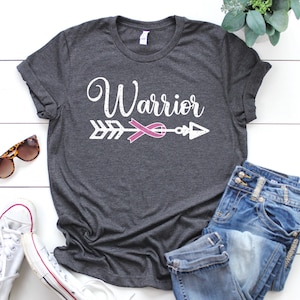 Breast Cancer Shirt, Cancer Awareness Shirt, Pink Ribbon, Breast Cancer Survivor Gifts, Chemo Shirts Cancer Fighter TShirt Keep Fighting Tee