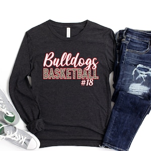 Custom Long-sleeve Basketball Shirt, Personalized Long Sleeved Basketball  Shooting Shirt With Name & Number, Basketball Practice Shirt 