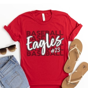 Baseball Shirt, Baseball Mom Shirt, Custom Baseball Shirts for Women, Personalized Baseball Shirt, Baseball Sweatshirt, Baseball Team Tees