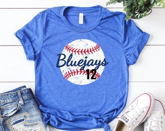 Baseball Shirt, Custom Baseball Shirts for Women, Baseball Mom Shirt, Personalized Baseball Tee, Team Name Shirt, Womens Baseball Tshirt