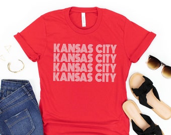 Kansas City Shirt, KC Shirt, Kansas City Graphic Tee Shirt, Womens Kansas City Shirt, Retro Kansas City T-shirt, Kansas City Pride, KC Shirt