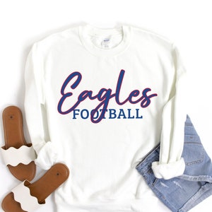Football Sweatshirt, Football Mom Shirt, Custom Football Sweatshirt Women, Personalized Football Hoodie, Football Shirt, School Spirit Shirt