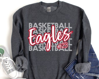 Basketball Sweatshirt, Basketball Mom Sweatshirt, Basketball Shirt, Basketball Mom Shirt, Custom Basketball Sweatshirt for Women, Coach Gift