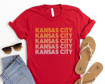 Camisa KC, Camisa Kansas City, Camiseta Kansas City, Sudadera Kansas City, Camiseta sin mangas Kansas City, Suéter KC, Regalos KC, Regalo Kansas City para ella