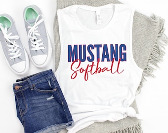 Softball Tank Top, Softball Mom Shirt, Softball Shirt, Custom Softball Shirts for Women, Personalized Softball Tank, Softball Sweatshirt