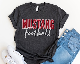 Football Shirt, Football Mom Shirt, Custom Football Shirts for Women, Personalized Football T shirt, Football Sweatshirt, Football Team Tees
